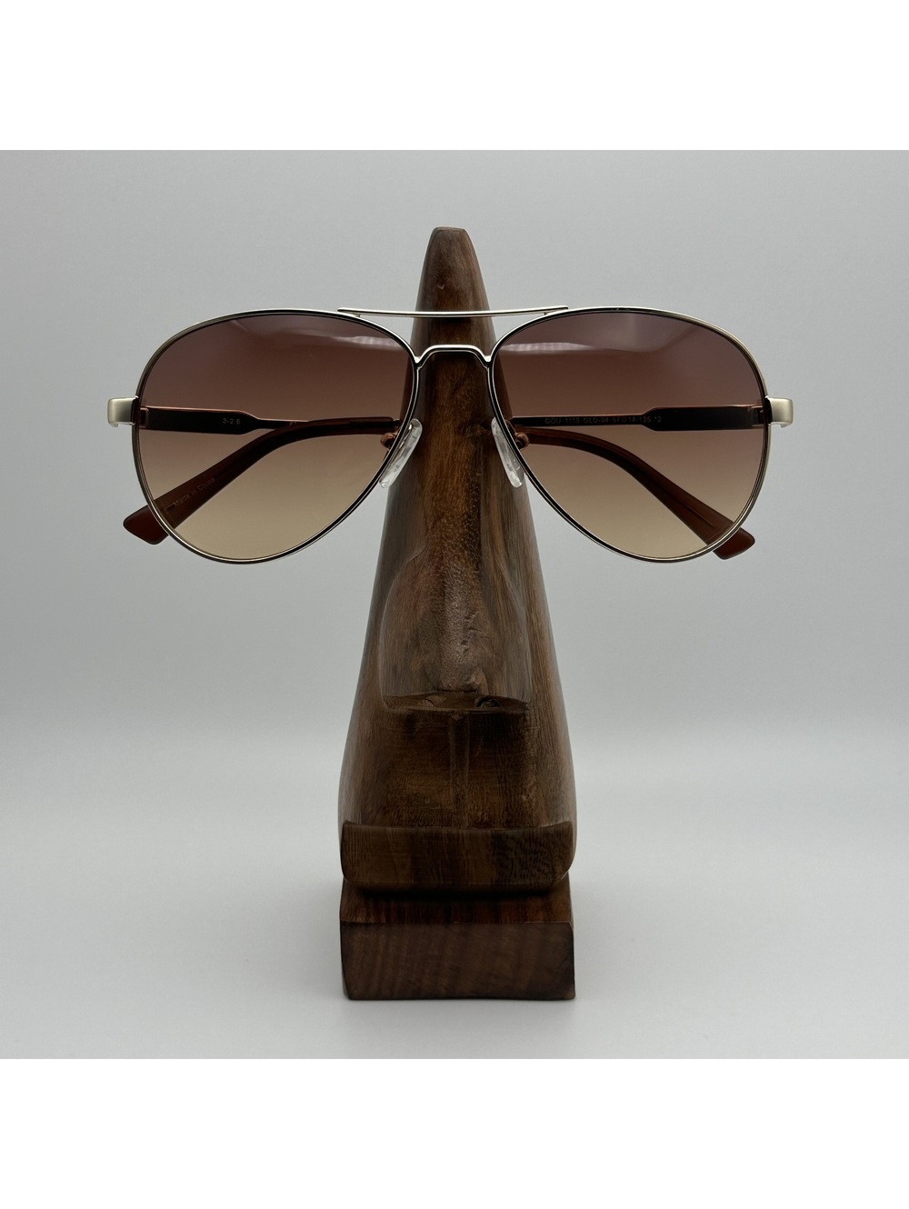 G by Guess Aviator Sunglasses with Gradient Brown Lenses